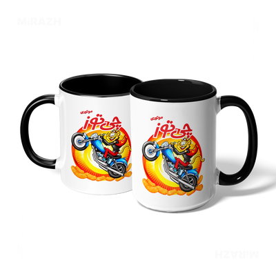 CheetozMotori Ceramic Mug 07 White Black