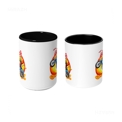 CheetozMotori Ceramic Mug 09 White Black