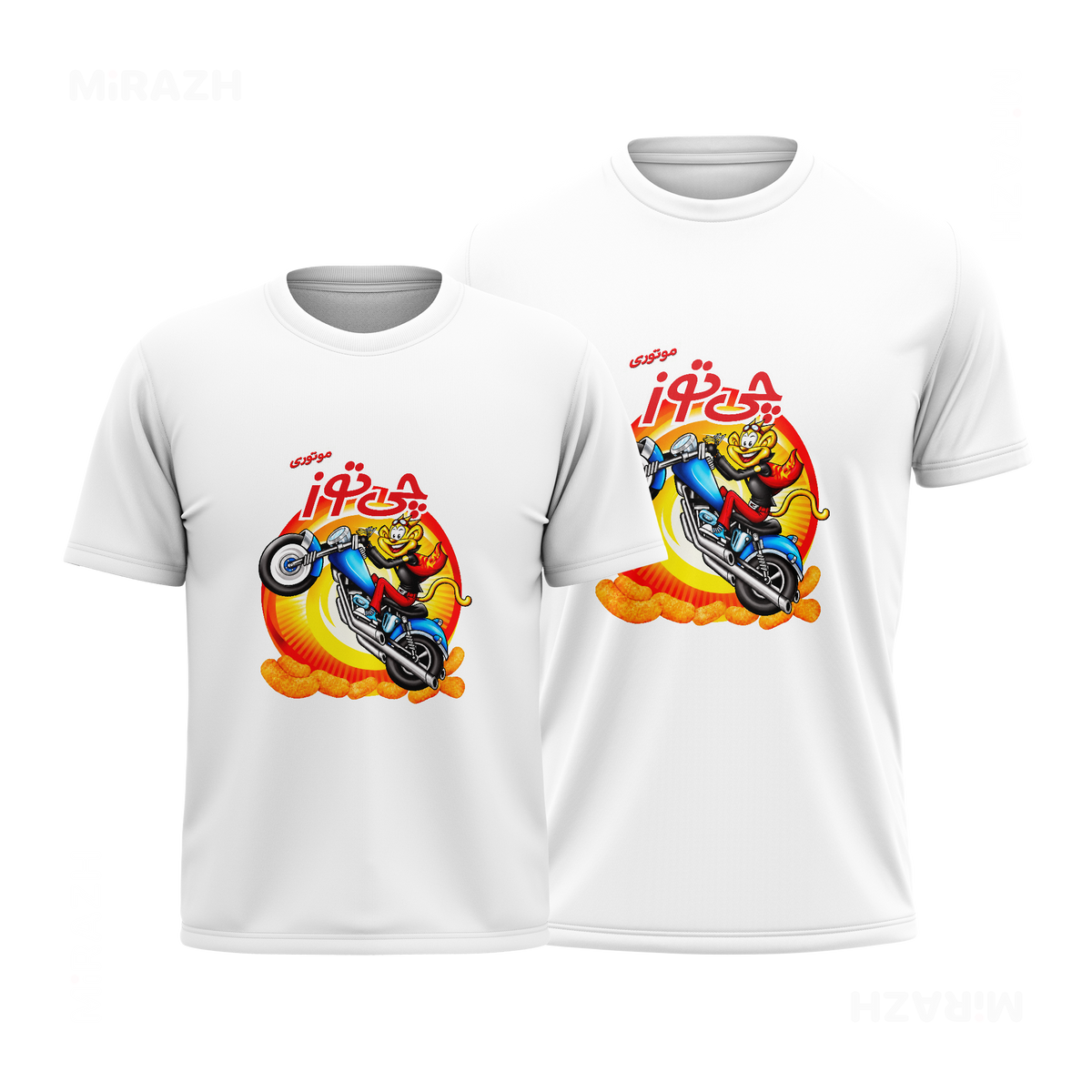 CheetozMotori Couple T Shirt 01 White