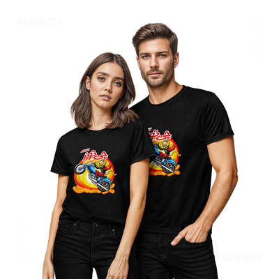 CheetozMotori Couple T Shirt 02 Black