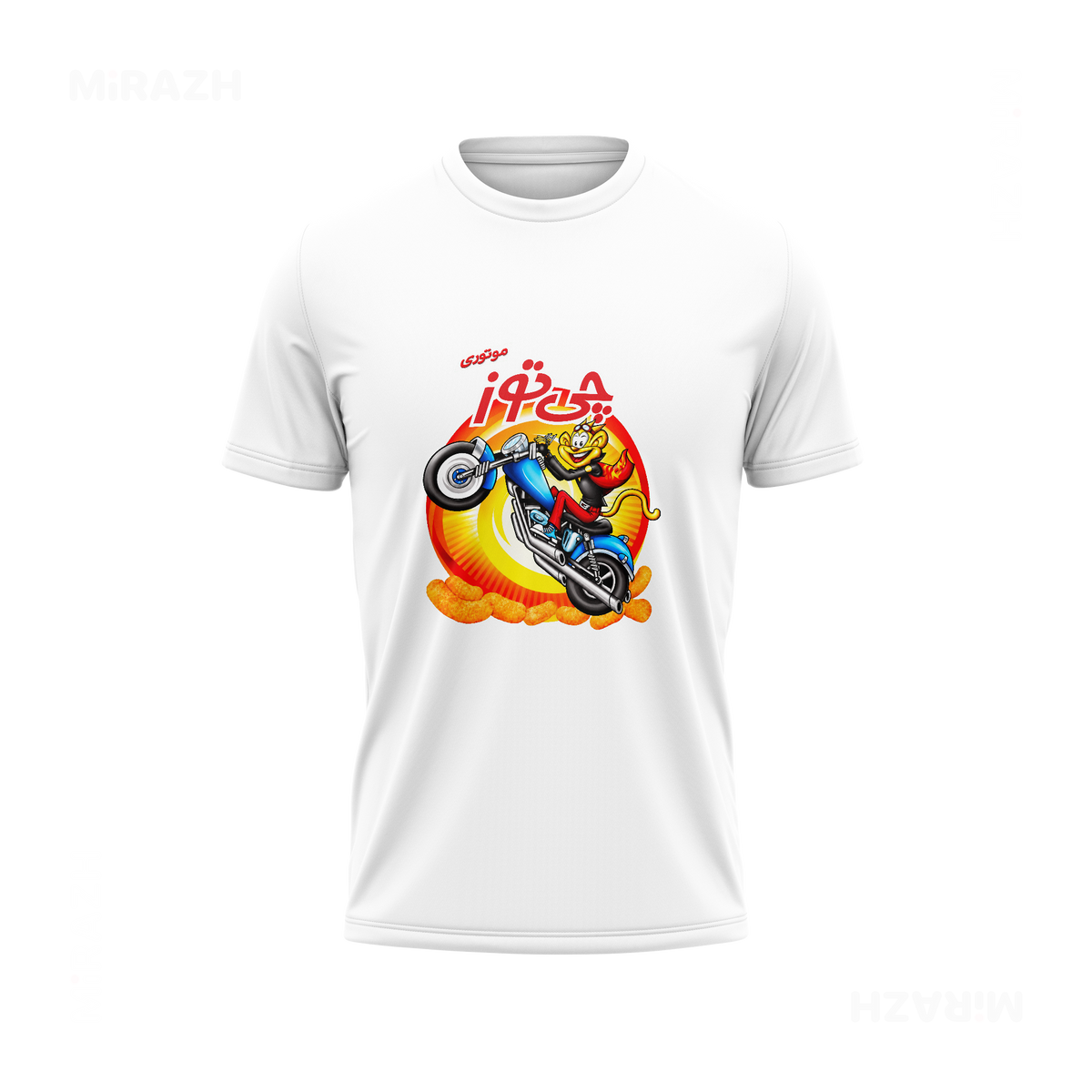 CheetozMotori Couple T Shirt 04 White