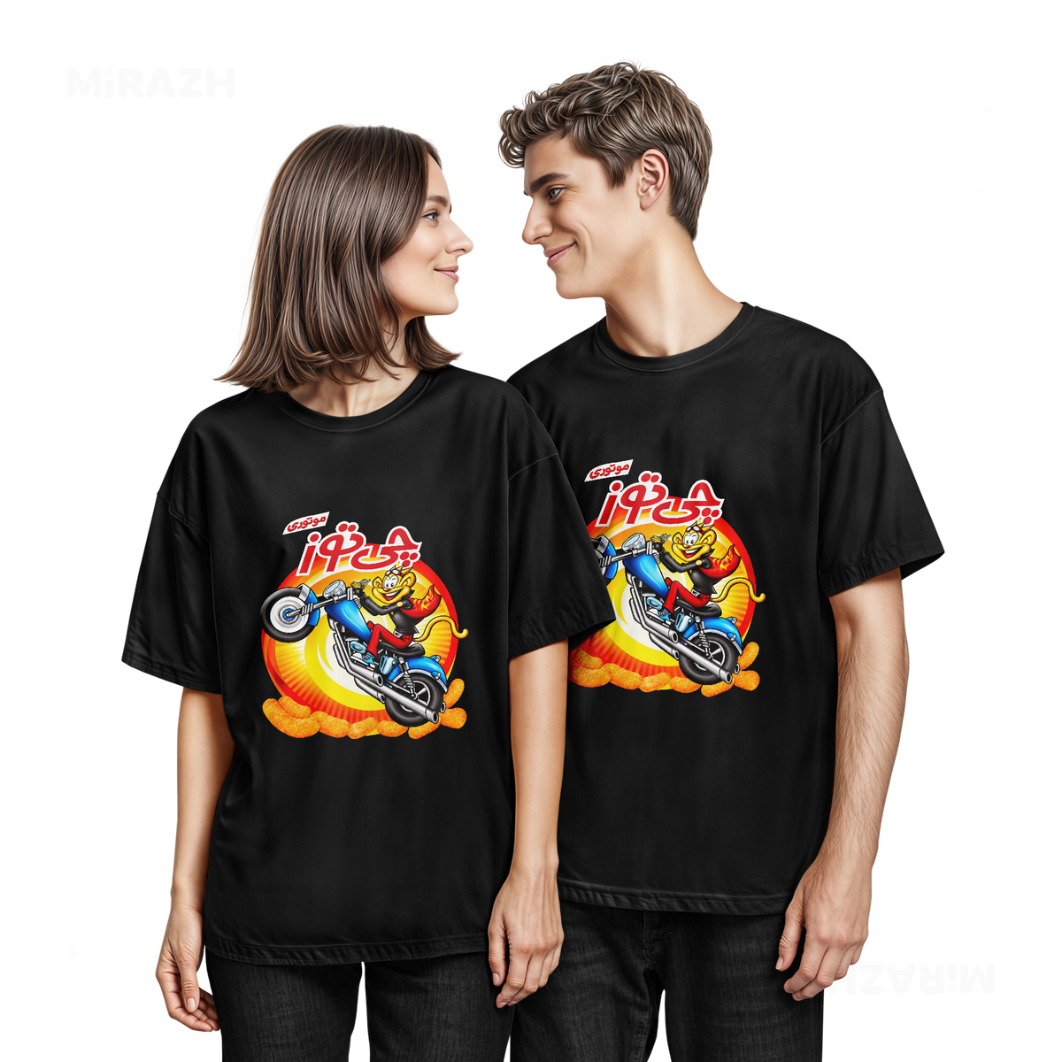 CheetozMotori Couple T Shirt 05 Black