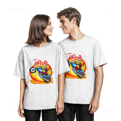CheetozMotori Couple T Shirt 05 White
