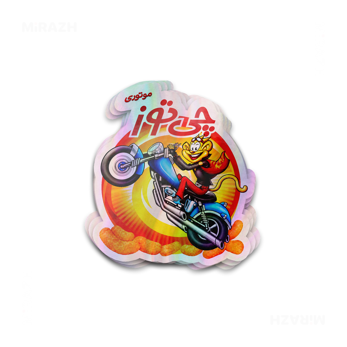 CheetozMotori Die Cut Holographic Sticker 01