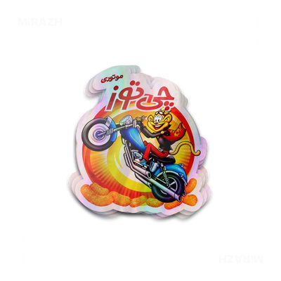 CheetozMotori Die Cut Holographic Sticker 01