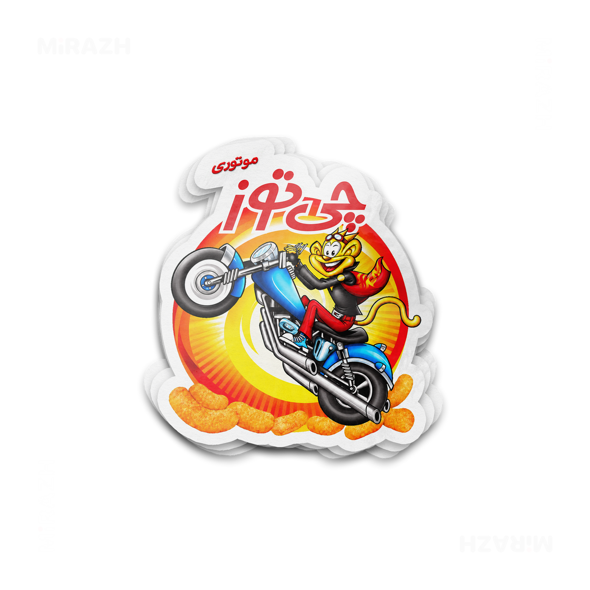 CheetozMotori Die Cut Outdoor Sticker 01 White