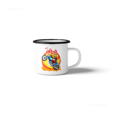 CheetozMotori Enamel Camping Mug 04