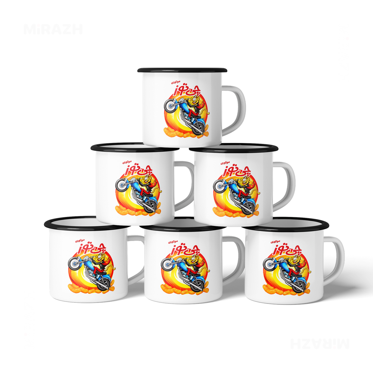 CheetozMotori Enamel Camping Mug 06