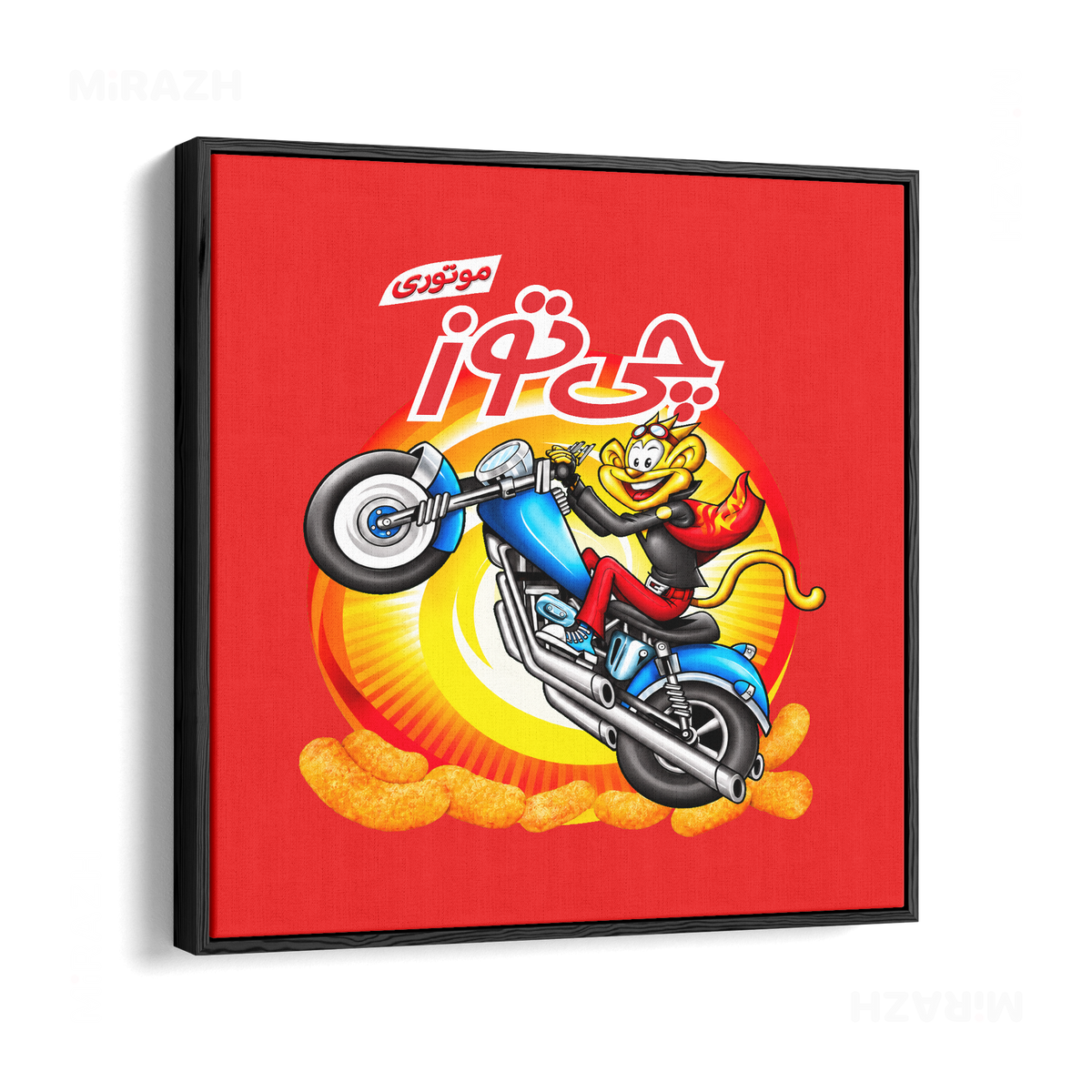 CheetozMotori Framed Canvas 04 Black Wood