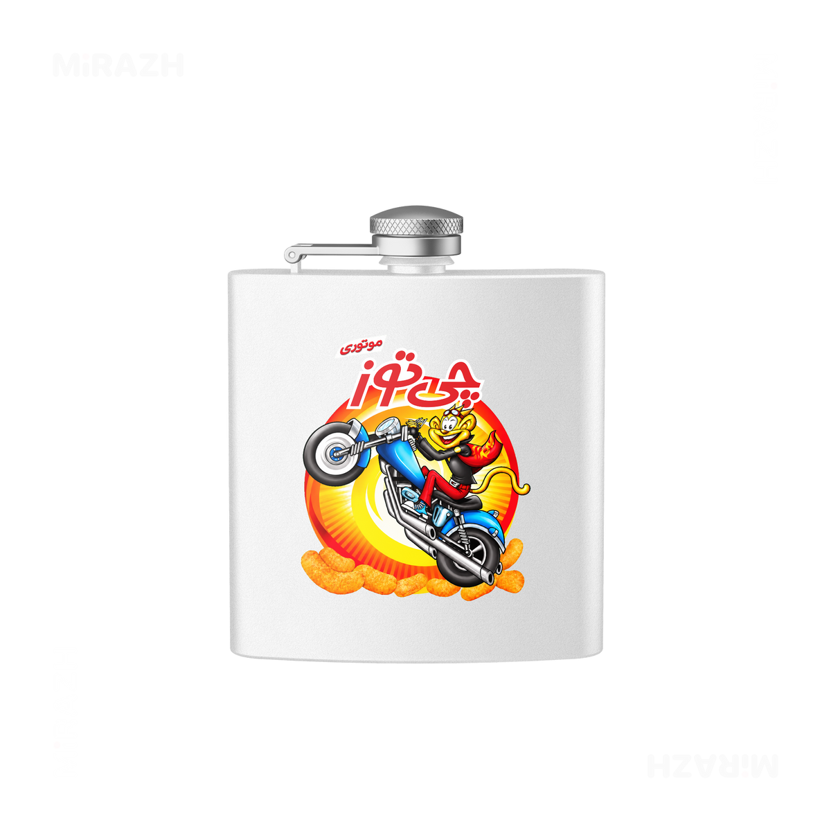 CheetozMotori Hip Flasks 01 White