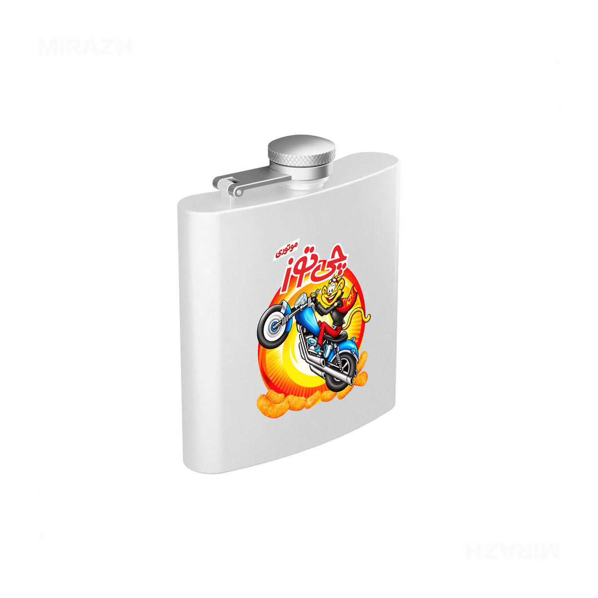 CheetozMotori Hip Flasks 03 White