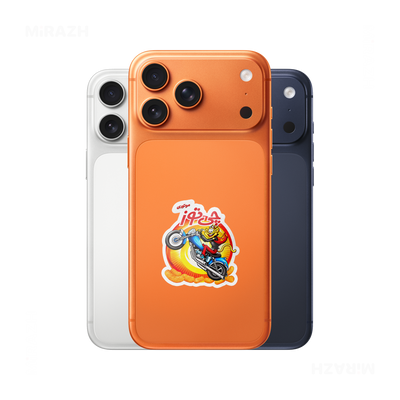 CheetozMotori Kiss Cut Sticker 04 White