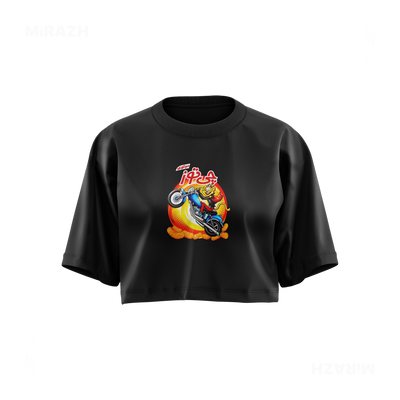 CheetozMotori Over Sized Crop Top 01 Black
