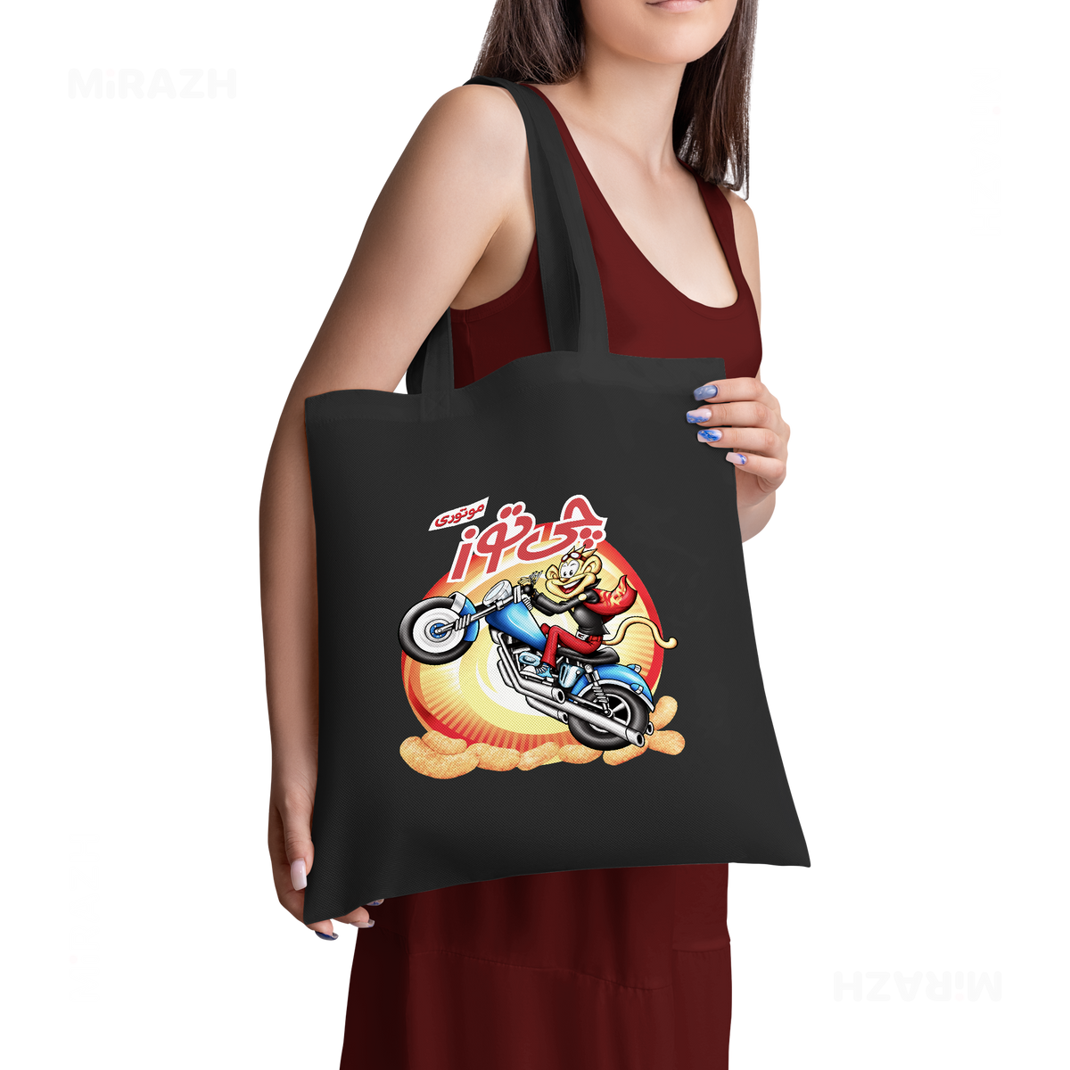 CheetozMotori Tote Bags 02 Black