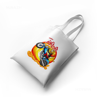 CheetozMotori Tote Bags 04 White
