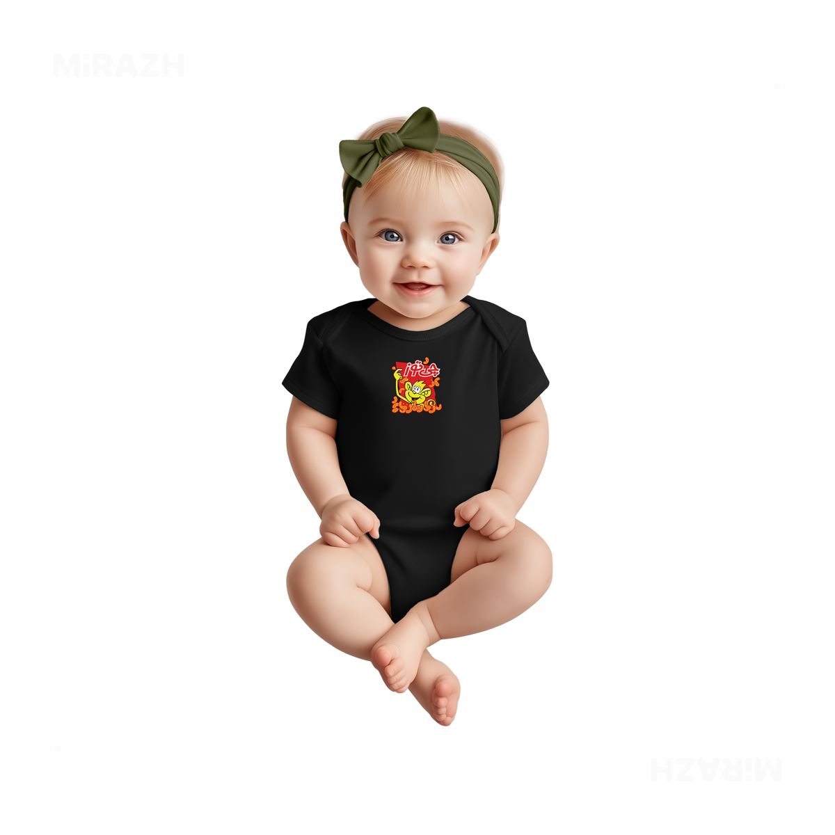 CheetozTalaei Baby Onesies 02 Black