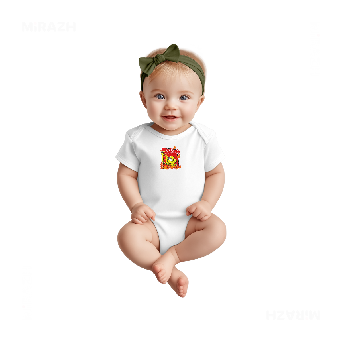 CheetozTalaei Baby Onesies 02 White