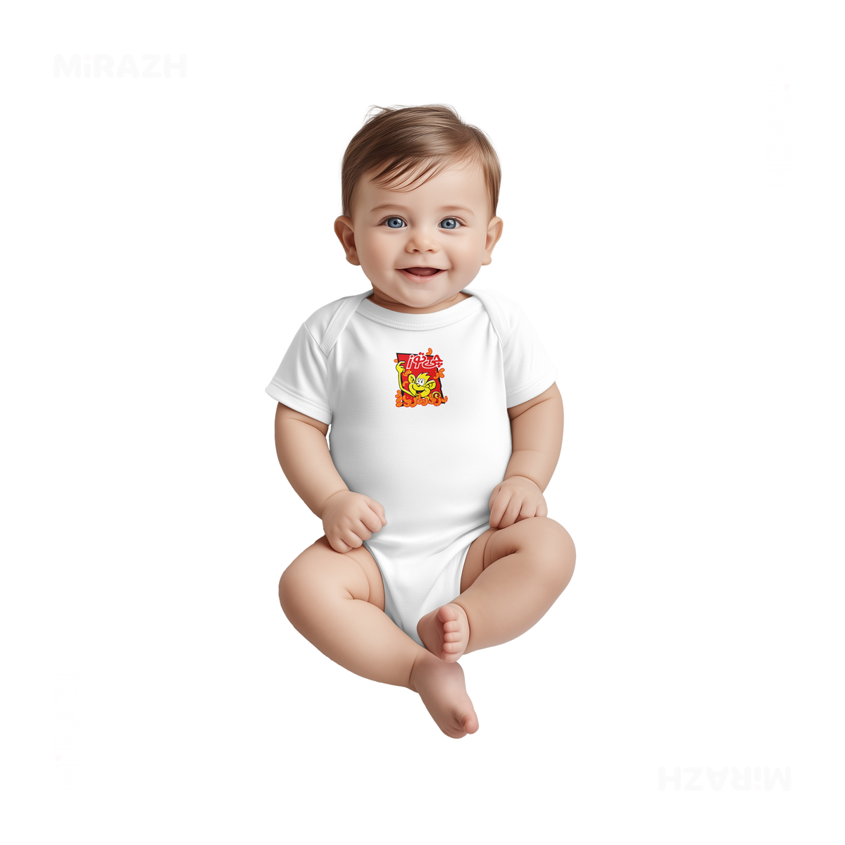 CheetozTalaei Baby Onesies 03 White