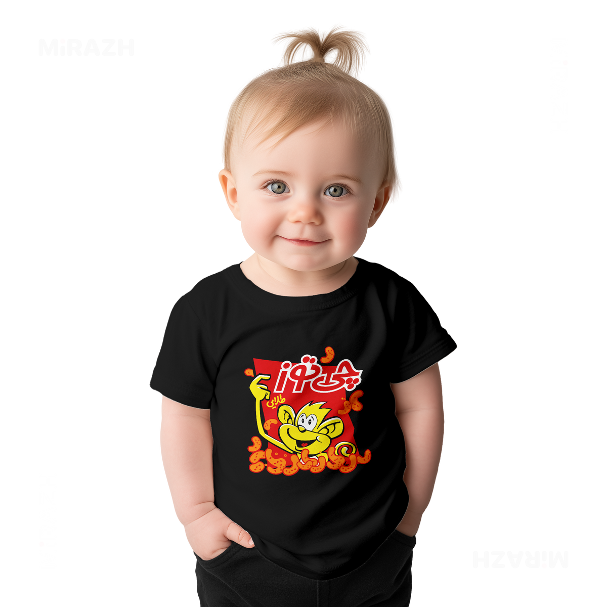 CheetozTalaei Baby T Shirt 02 Black