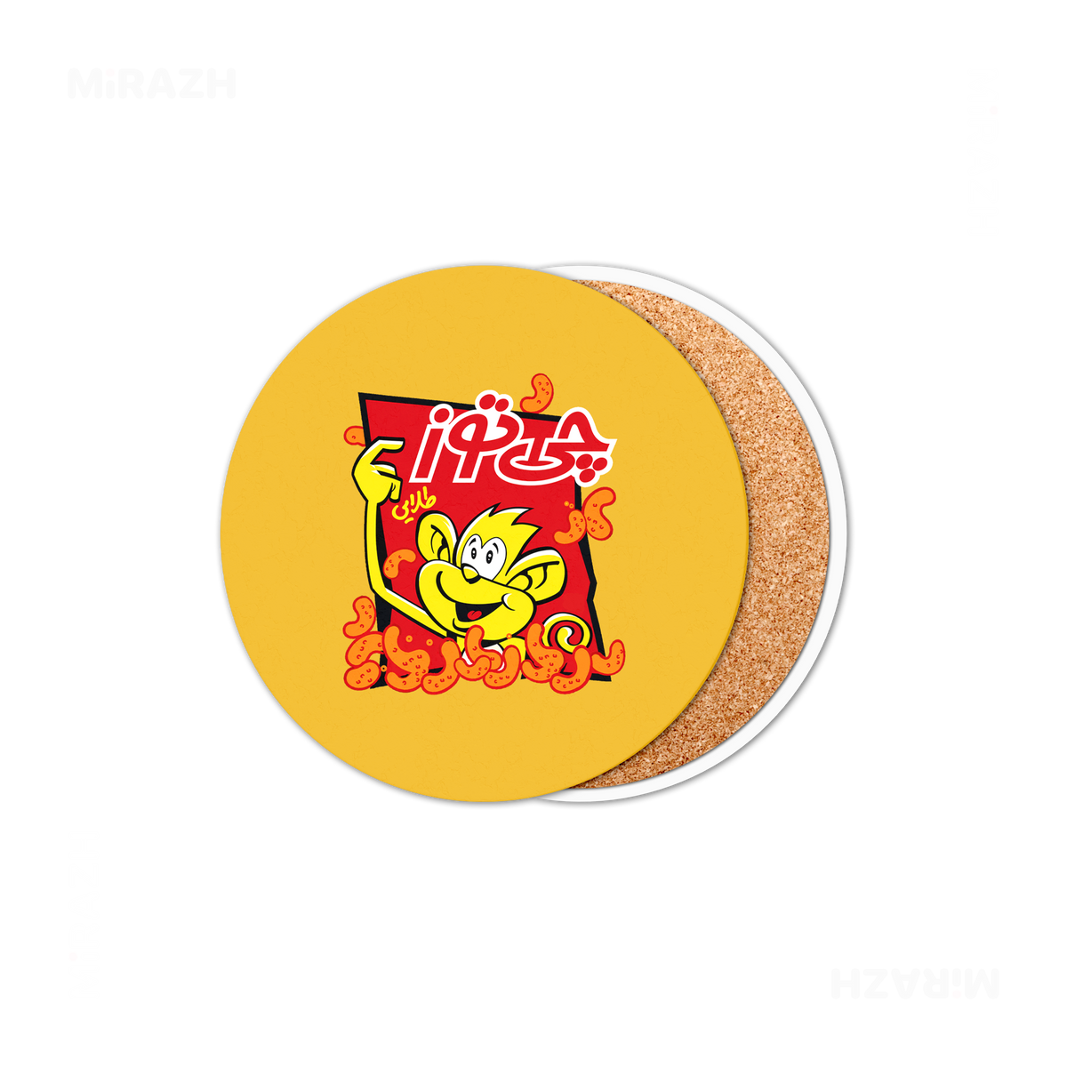 CheetozTalaei Ceramic Coaster 01 Round