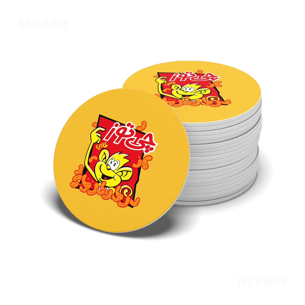 CheetozTalaei Ceramic Coaster 06 Round
