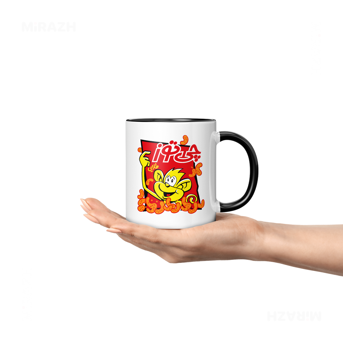 CheetozTalaei Ceramic Mug 04 White Black
