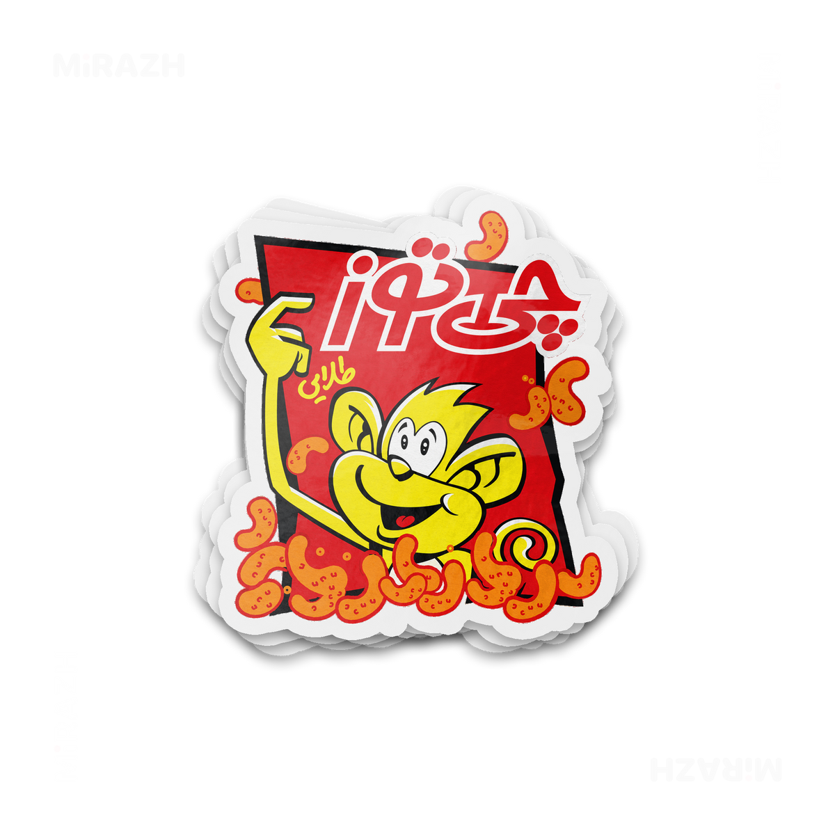CheetozTalaei Die Cut Outdoor Sticker 01 Clear