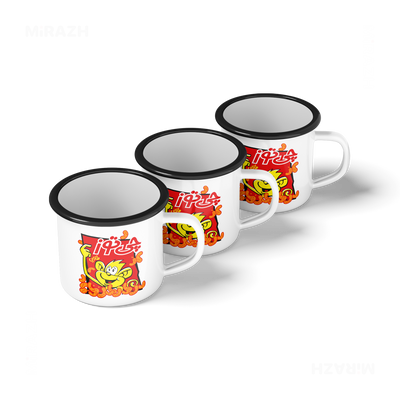 CheetozTalaei Enamel Camping Mug 05