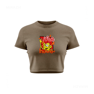 CheetozTalaei Fitted Crop Top 01 Heather Olive