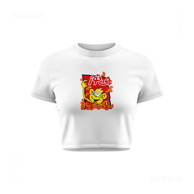 CheetozTalaei Fitted Crop Top 01 White