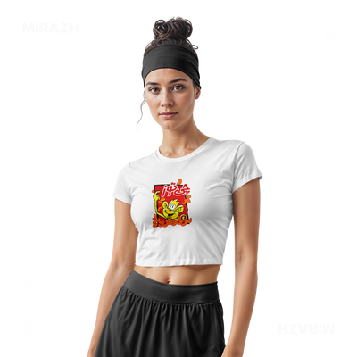 CheetozTalaei Fitted Crop Top 02 White