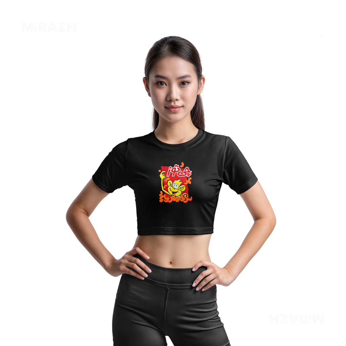 CheetozTalaei Fitted Crop Top 03 Black