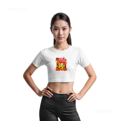 CheetozTalaei Fitted Crop Top 03 White