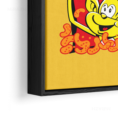 CheetozTalaei Framed Canvas 02 Black Wood