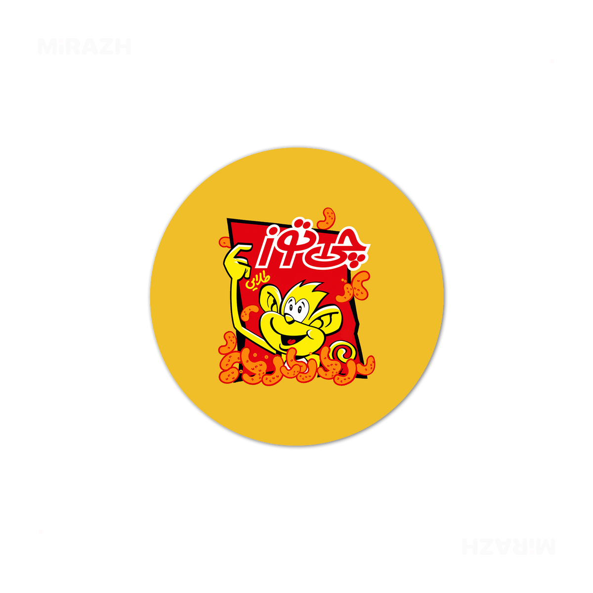 CheetozTalaei High Gloss Coaster 03 Round