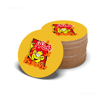 CheetozTalaei High Gloss Coaster 06 Round