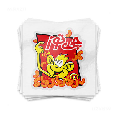 CheetozTalaei Kiss Cut Sticker 01 Clear
