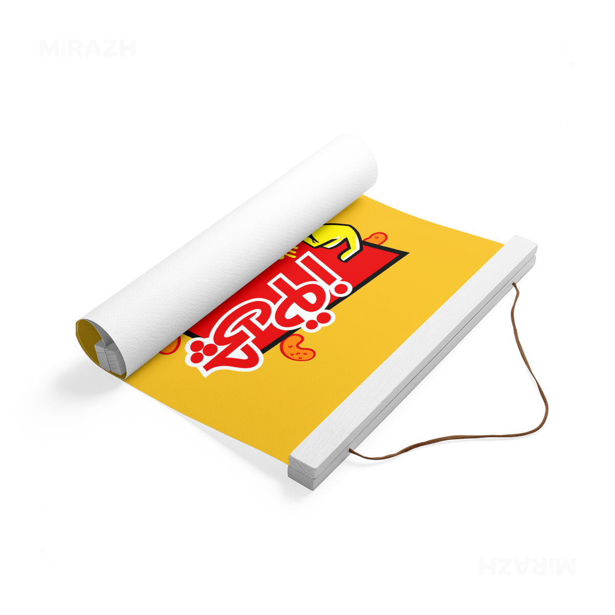 CheetozTalaei Magnetic Hanger Poster 04 White Wood