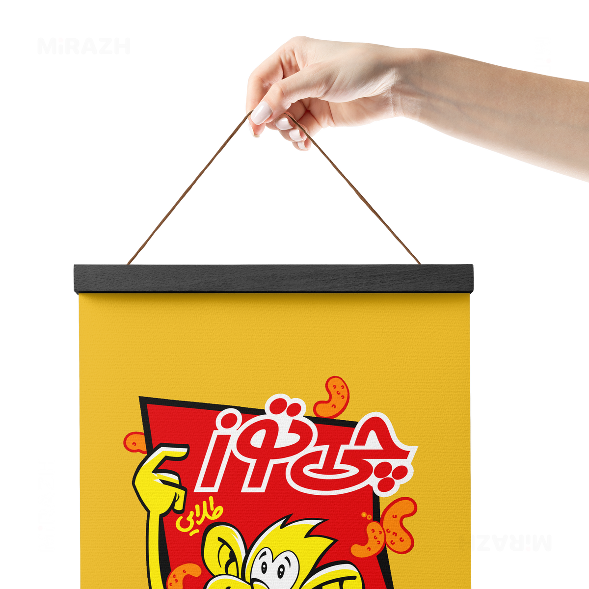 CheetozTalaei Magnetic Hanger Poster 05 Black Wood