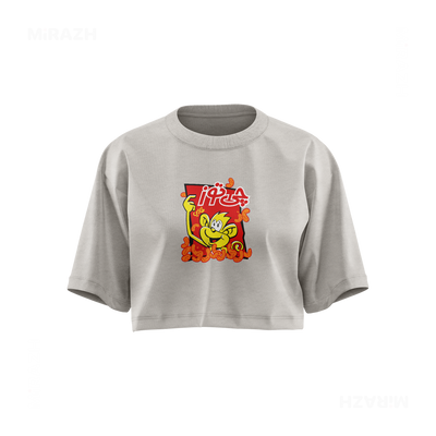 CheetozTalaei Over Sized Crop Top 01 Faded Bone