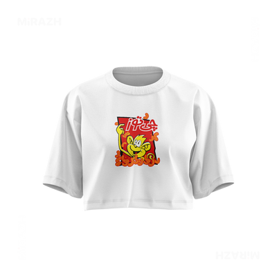 CheetozTalaei Over Sized Crop Top 01 White