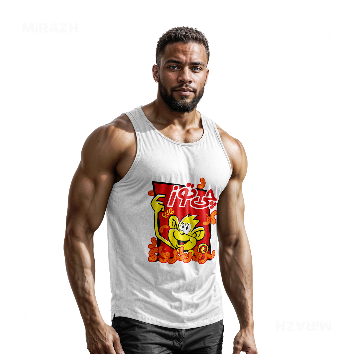 CheetozTalaei Tank Tops 02 White