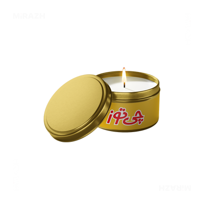 CheetozTalaei Tin Candle 01 Gold
