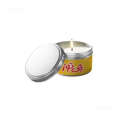 CheetozTalaei Tin Candle 01 Silver