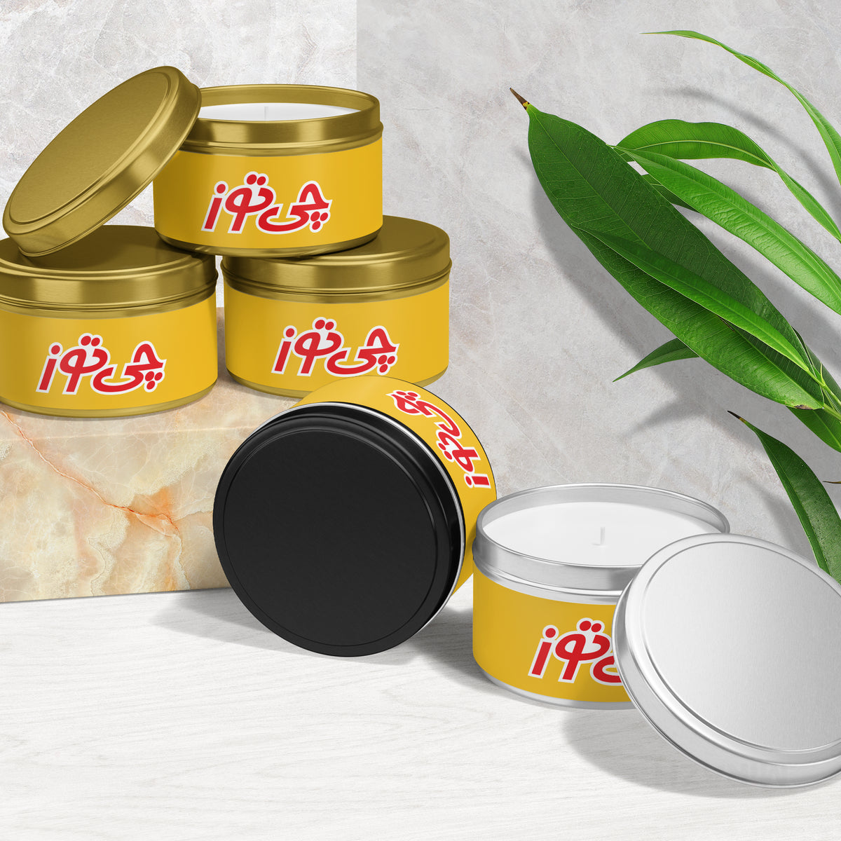 CheetozTalaei Tin Candle 02 Gold