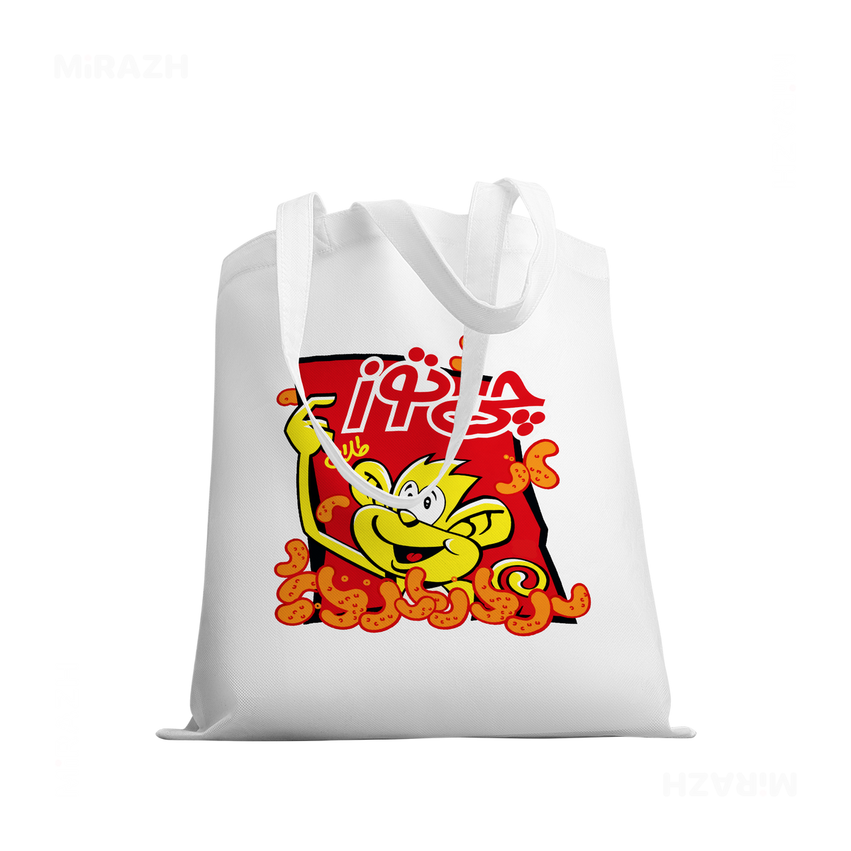 CheetozTalaei Tote Bags 03 White