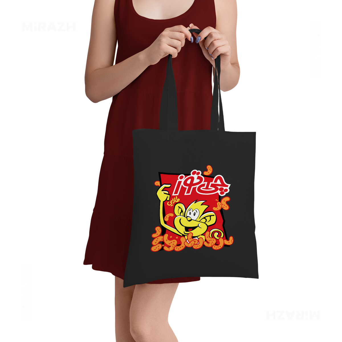 CheetozTalaei Tote Bags 05 Black