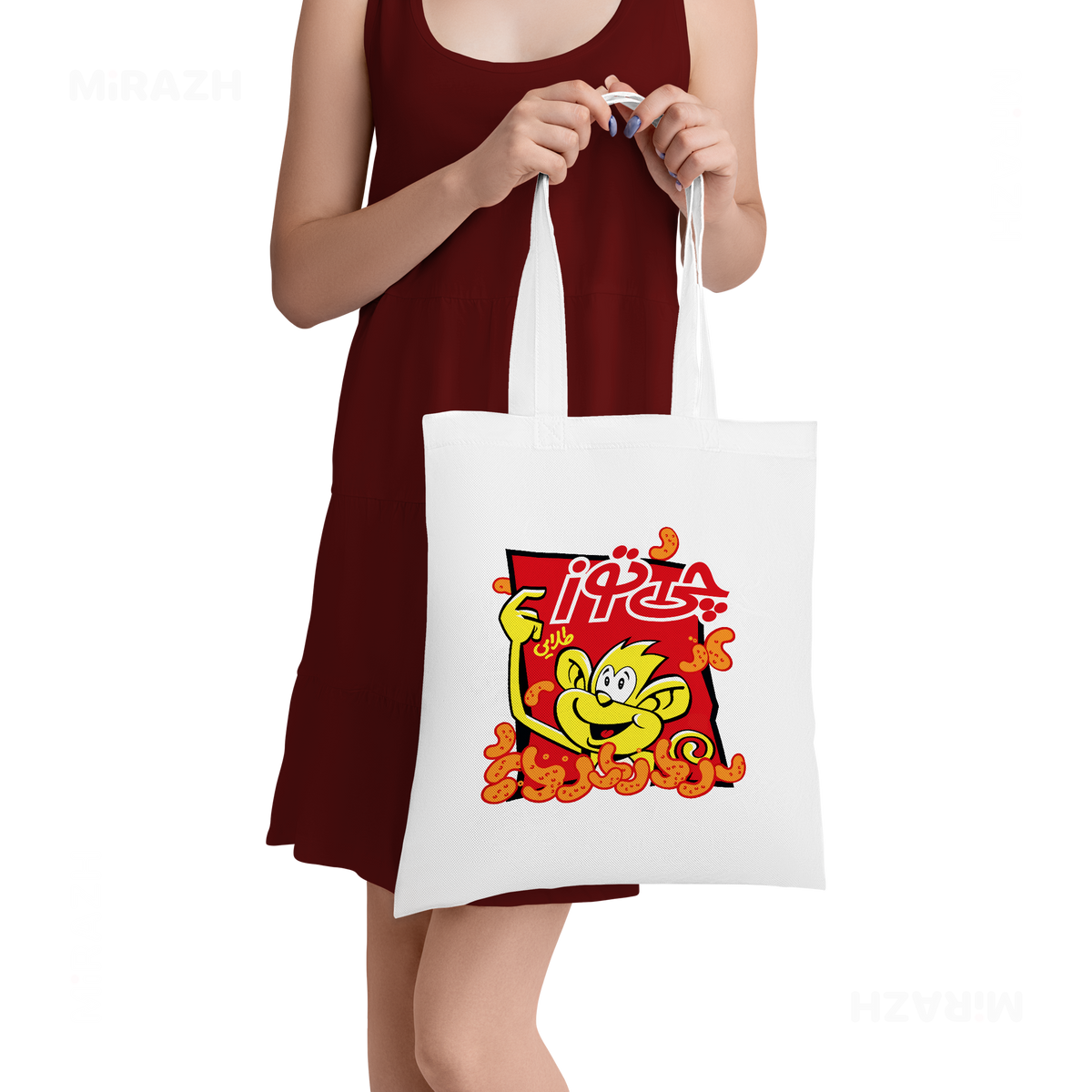 CheetozTalaei Tote Bags 05 White