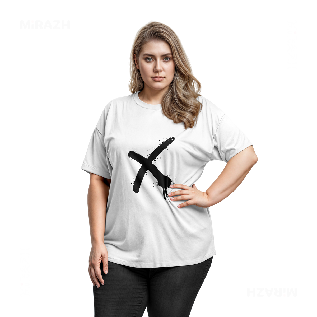 CrossMark Adult T Shirt 03 White