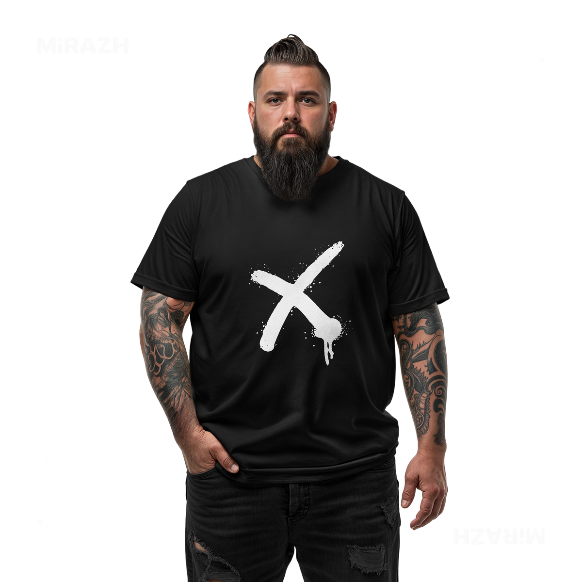 CrossMark Adult T Shirt 05 Black
